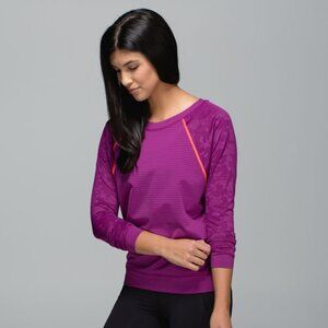 Lululemon Women's Run For Days Long Sleeve - Purple